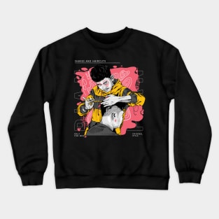 shaves and haircuts Crewneck Sweatshirt